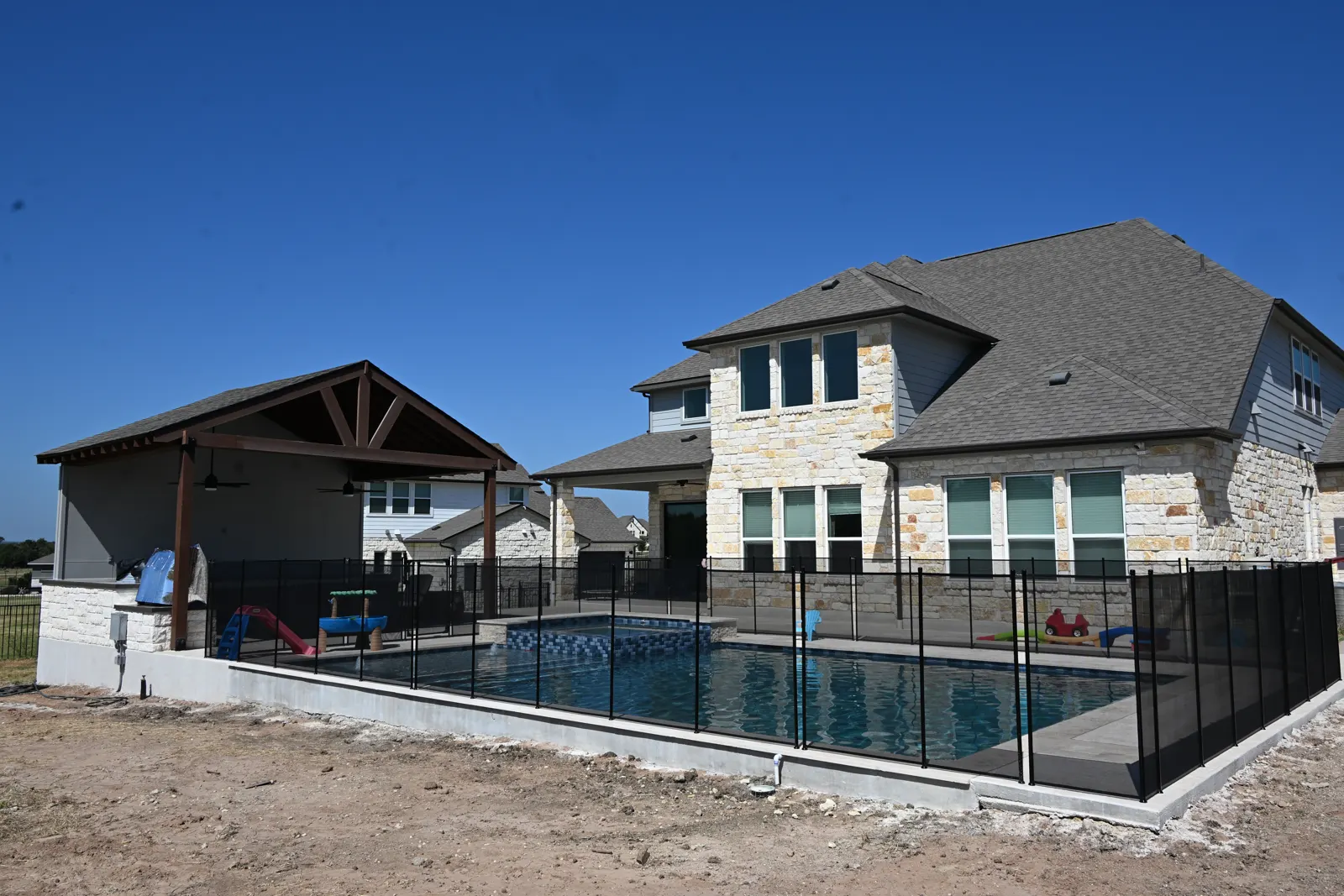 New build, new equipment pad, Northcrest Dr