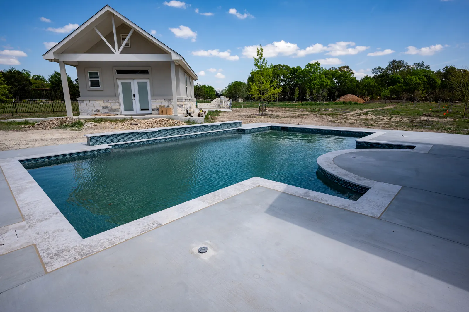 Pool and cabana, Northcrest Dr